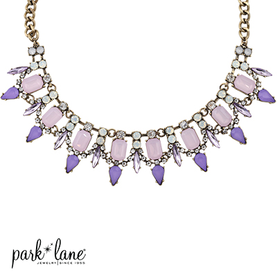 Lacy Lilac Necklace