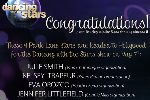 Congrats To Our Dancing With The Stars Drawing Winners!