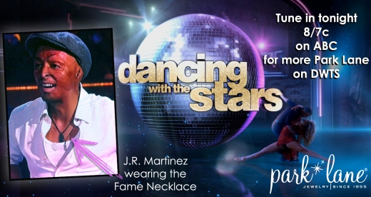 J.R. Martinez Wearing Park Lane's Fame Necklace On Dancing With The Stars!